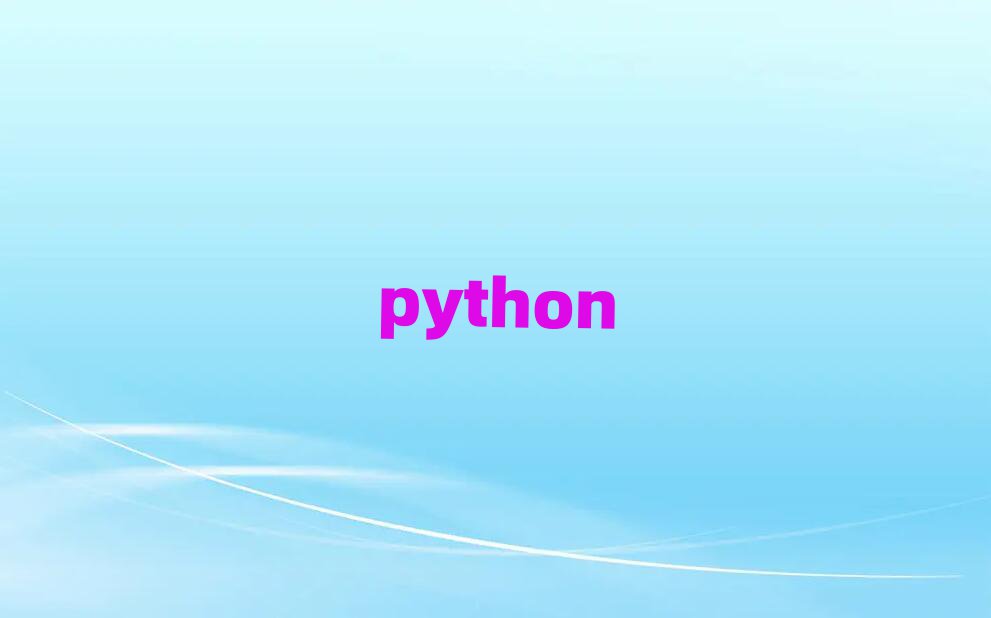 python