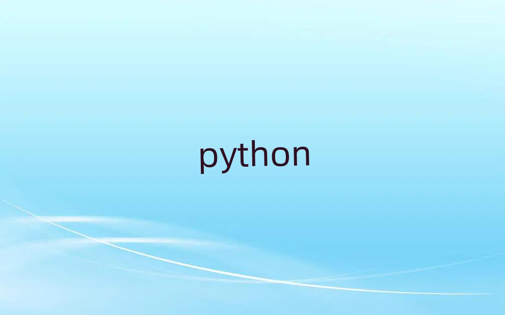 python